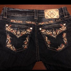 Miss Me Mid-Rise Easy Straight Leg Jeans